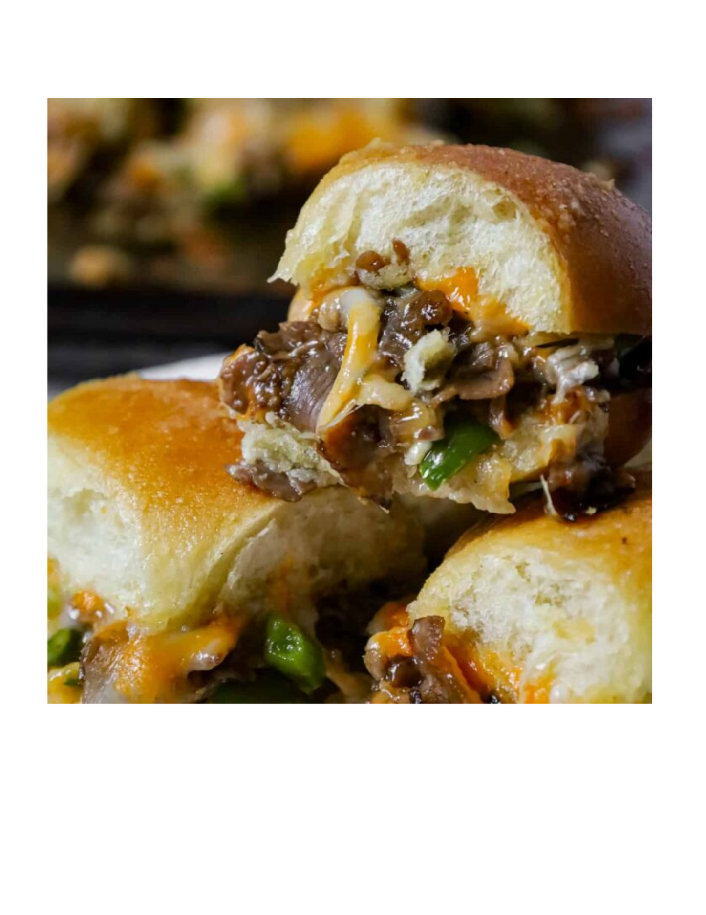 Philly Cheesesteak Sliders DINNER