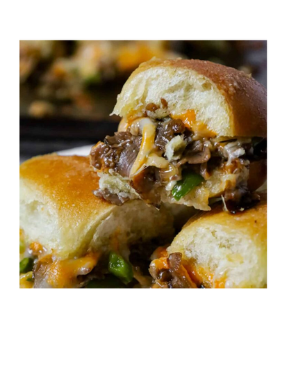 Philly Cheesesteak Sliders DINNER